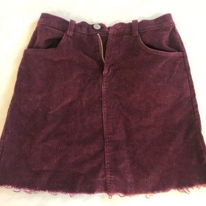 Brandy Melville corduroy skirt